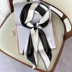 Spring and Autumn New Silk Scarf Women's Small Square Scarf